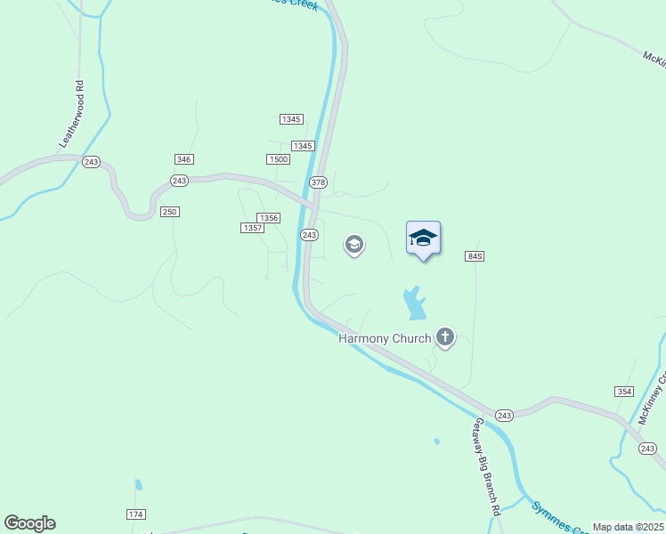 map of restaurants, bars, coffee shops, grocery stores, and more near 11687 Ohio 243 in Chesapeake