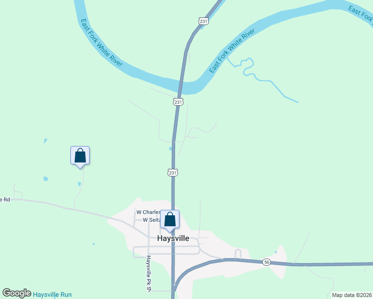 map of restaurants, bars, coffee shops, grocery stores, and more near 7790 U.S. 231 in Jasper