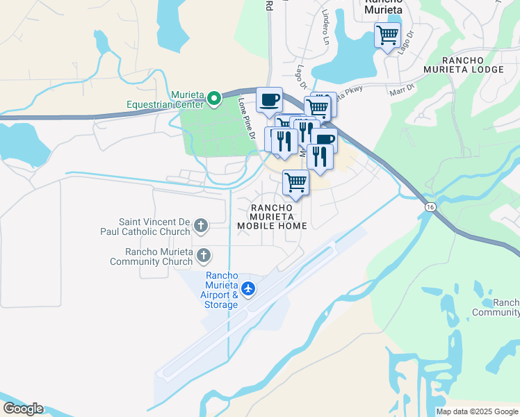 map of restaurants, bars, coffee shops, grocery stores, and more near in Sloughhouse