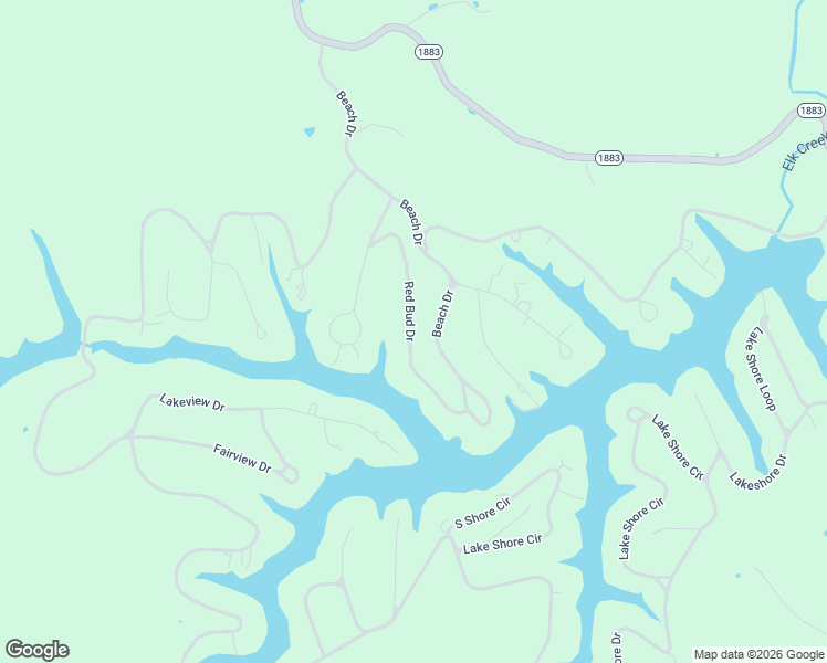 map of restaurants, bars, coffee shops, grocery stores, and more near 199 Red Bud Drive in Owenton