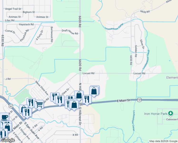map of restaurants, bars, coffee shops, grocery stores, and more near 2001-2067 Locust Street in Montrose