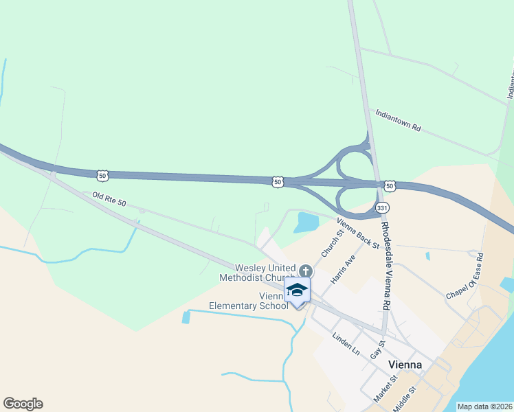 map of restaurants, bars, coffee shops, grocery stores, and more near 4808 Vienna Back Street in Vienna