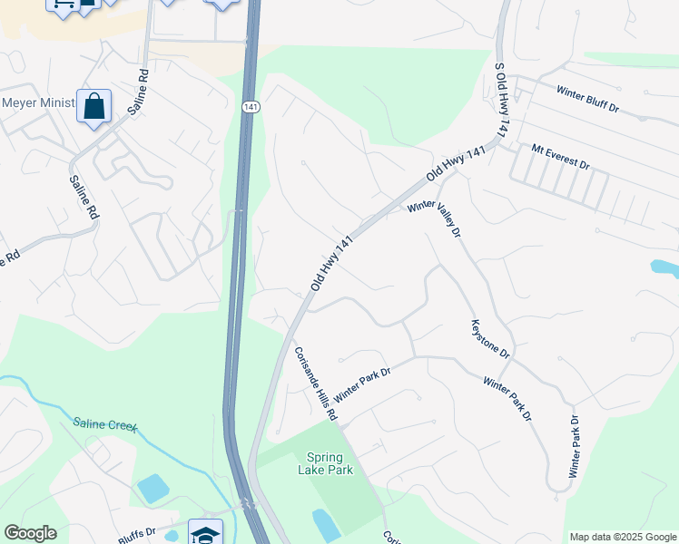 map of restaurants, bars, coffee shops, grocery stores, and more near 164 Hartford Court in Fenton