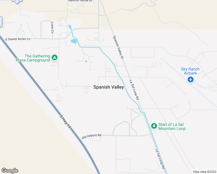 map of restaurants, bars, coffee shops, grocery stores, and more near in Spanish Valley