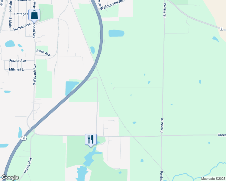 map of restaurants, bars, coffee shops, grocery stores, and more near 301 Trust Road in Centralia