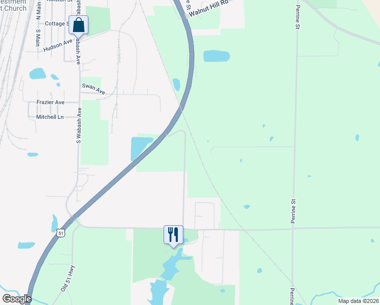 map of restaurants, bars, coffee shops, grocery stores, and more near 2405 South Pine Street in Centralia