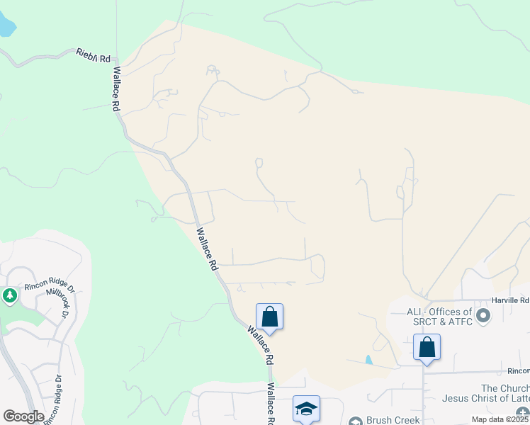 map of restaurants, bars, coffee shops, grocery stores, and more near 3954 Wallace Road in Santa Rosa