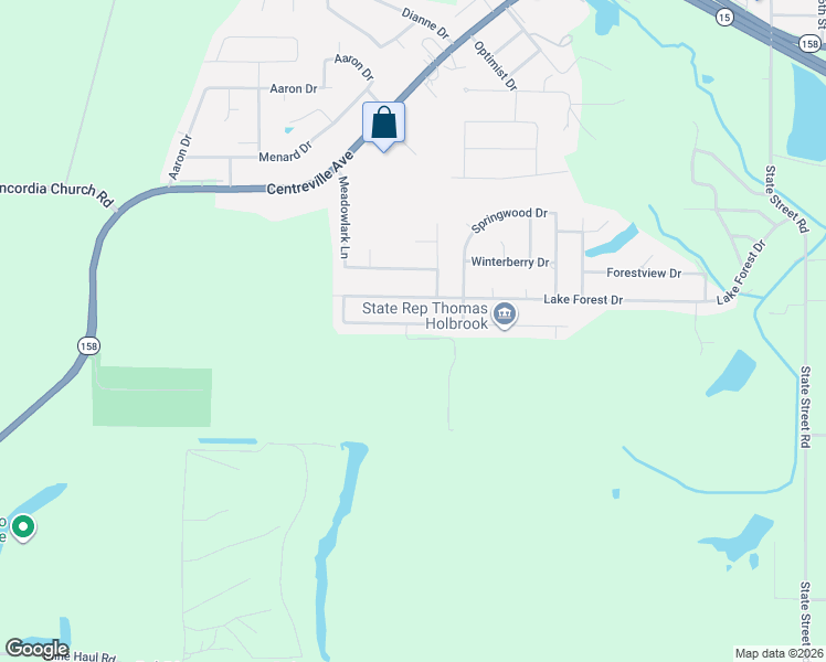map of restaurants, bars, coffee shops, grocery stores, and more near 312 Lake Forest Drive in Belleville