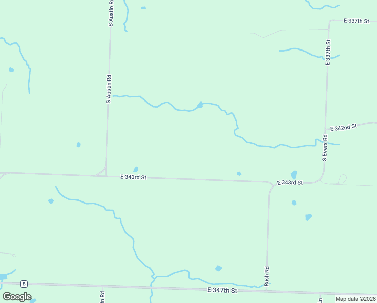 map of restaurants, bars, coffee shops, grocery stores, and more near 29208 East 343rd Street in Garden City