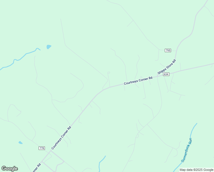 map of restaurants, bars, coffee shops, grocery stores, and more near Courtneys Corner Road in Fauquier County