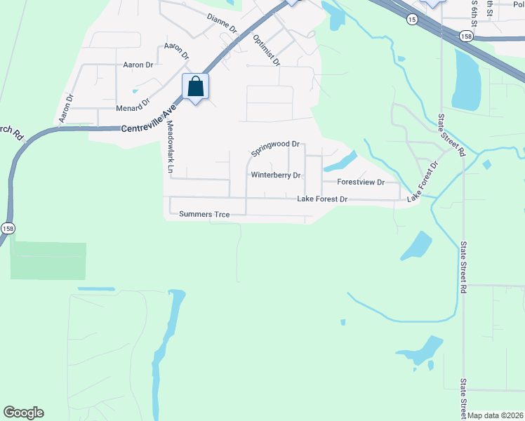map of restaurants, bars, coffee shops, grocery stores, and more near 232 Lake Forest Drive in Belleville