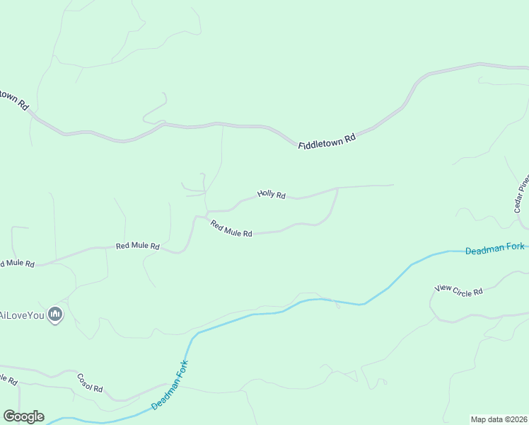 map of restaurants, bars, coffee shops, grocery stores, and more near 17950 Holly Road in Fiddletown