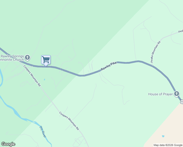 map of restaurants, bars, coffee shops, grocery stores, and more near 2 Maple Tree Lane in Hinton