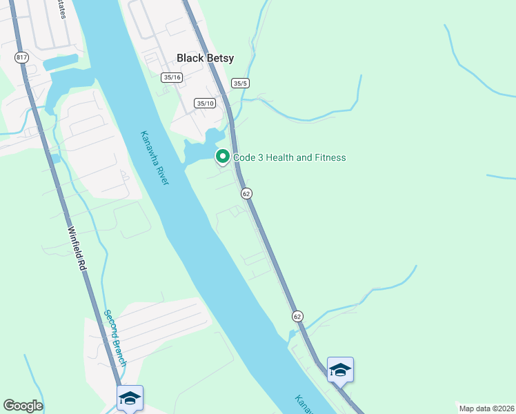 map of restaurants, bars, coffee shops, grocery stores, and more near 4756 Charleston Rd in Poca