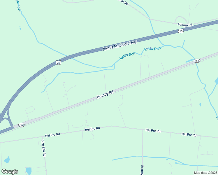 map of restaurants, bars, coffee shops, grocery stores, and more near 18155 Brandy Road in Culpeper