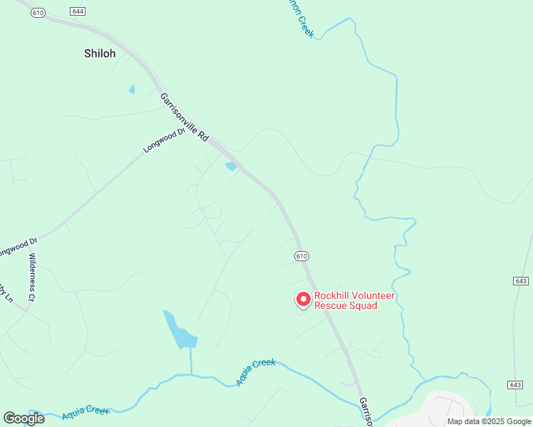 map of restaurants, bars, coffee shops, grocery stores, and more near 1655 Garrisonville Road in Stafford