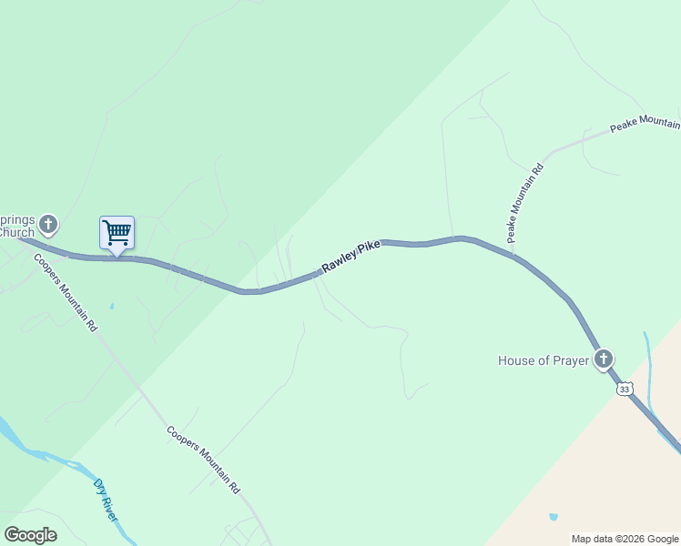 map of restaurants, bars, coffee shops, grocery stores, and more near 9903 Rawley Pike in Hinton