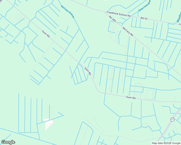 map of restaurants, bars, coffee shops, grocery stores, and more near 31845 Gum Road in Frankford