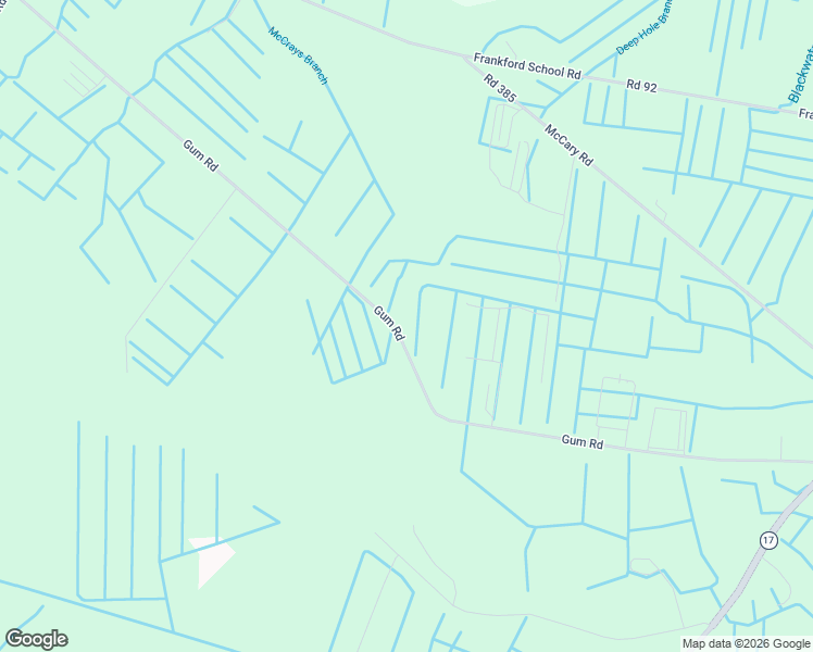map of restaurants, bars, coffee shops, grocery stores, and more near 31845 Gum Road in Frankford