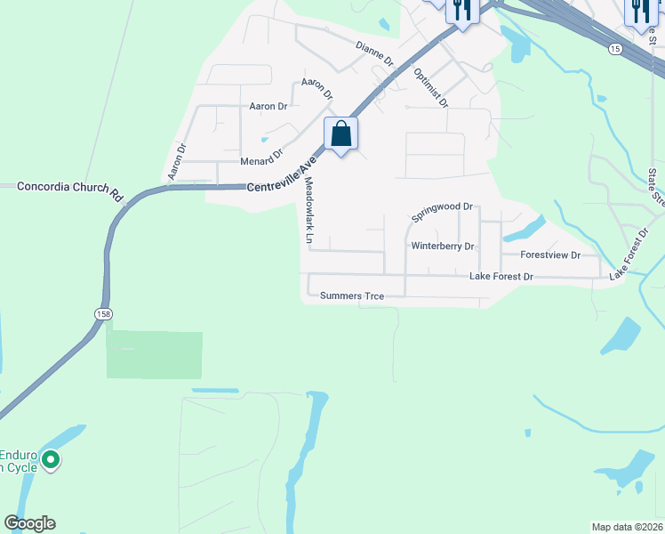 map of restaurants, bars, coffee shops, grocery stores, and more near 328 Lake Forest Drive in Belleville