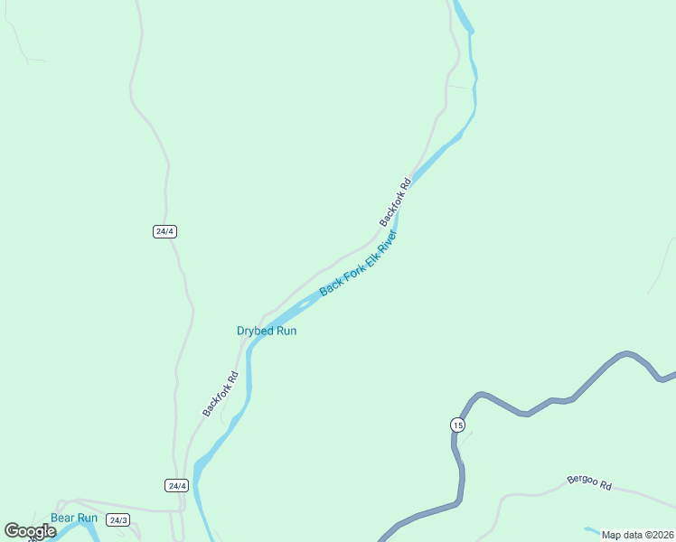 map of restaurants, bars, coffee shops, grocery stores, and more near Backfork Road in Webster Springs