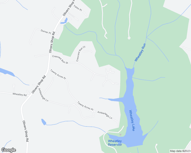 map of restaurants, bars, coffee shops, grocery stores, and more near 12851 Crescent Run Street in La Plata