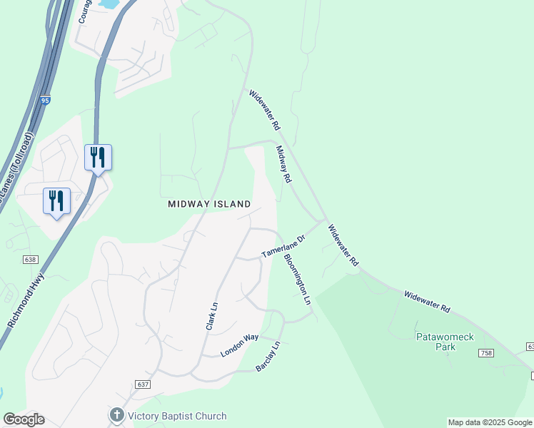 map of restaurants, bars, coffee shops, grocery stores, and more near 17 Brighton Way in Stafford