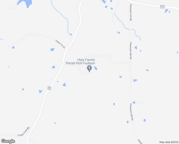 map of restaurants, bars, coffee shops, grocery stores, and more near 124 Holy Family Church Road in New Haven