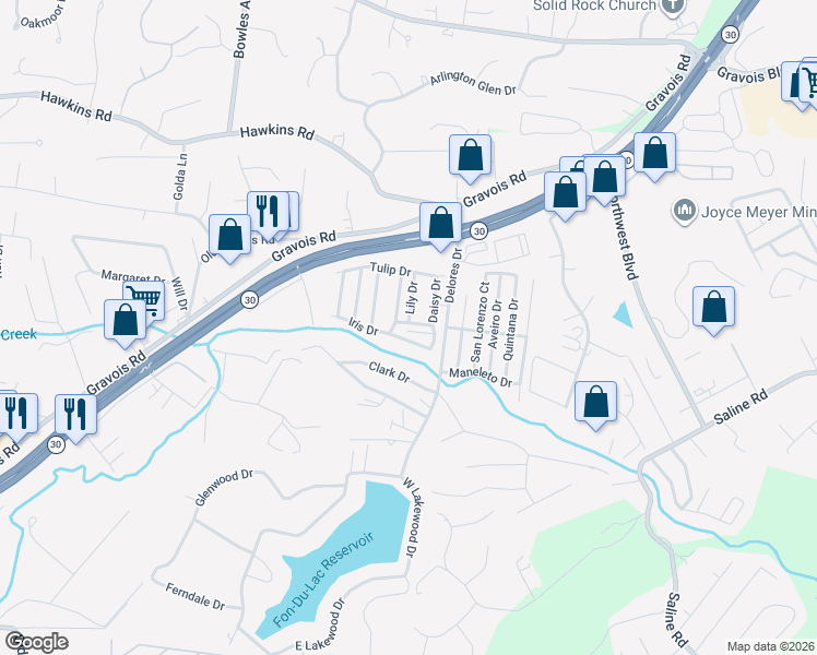 map of restaurants, bars, coffee shops, grocery stores, and more near 2-20 Lake Dr in Fenton