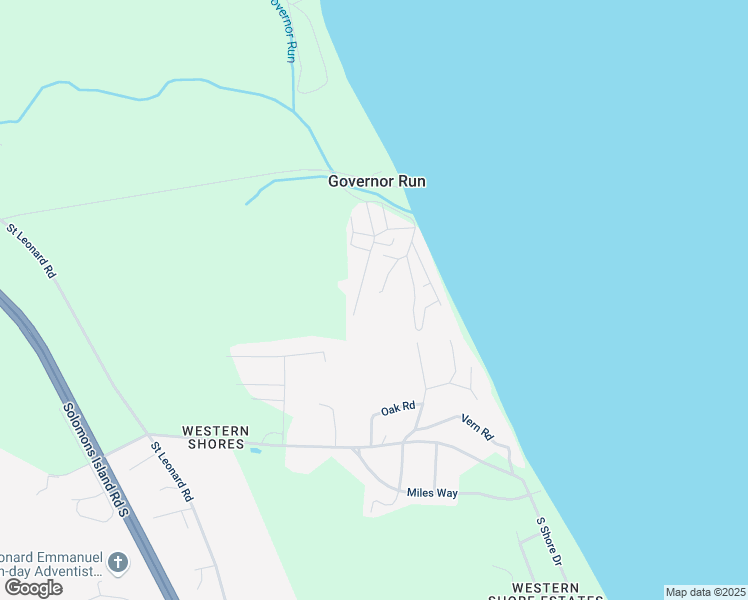 map of restaurants, bars, coffee shops, grocery stores, and more near 3353 1st Street in Port Republic