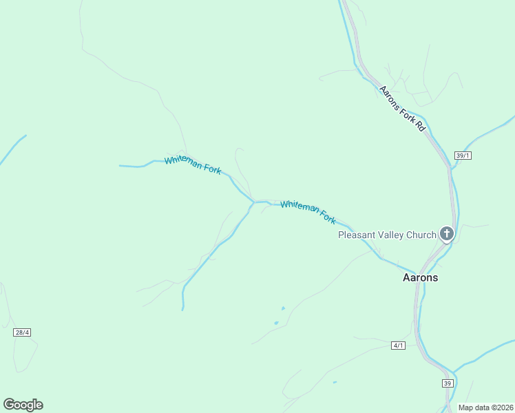 map of restaurants, bars, coffee shops, grocery stores, and more near 513 Richards Fork Road in Elkview
