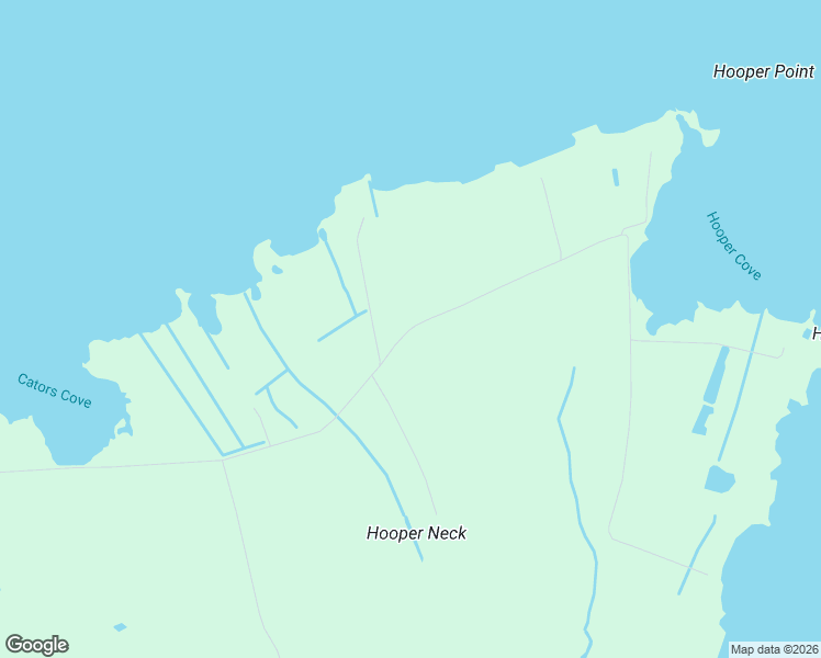 map of restaurants, bars, coffee shops, grocery stores, and more near Hooper Neck Road in Church Creek