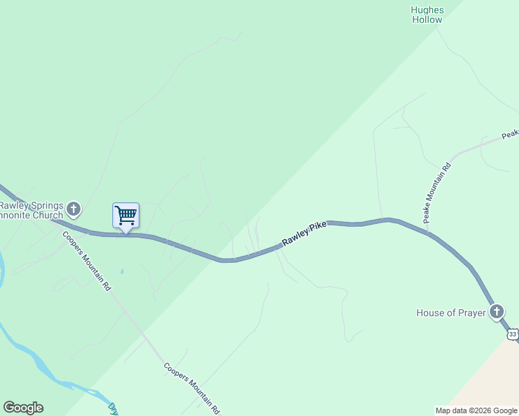 map of restaurants, bars, coffee shops, grocery stores, and more near 2-138 Maple Tree Lane in Hinton