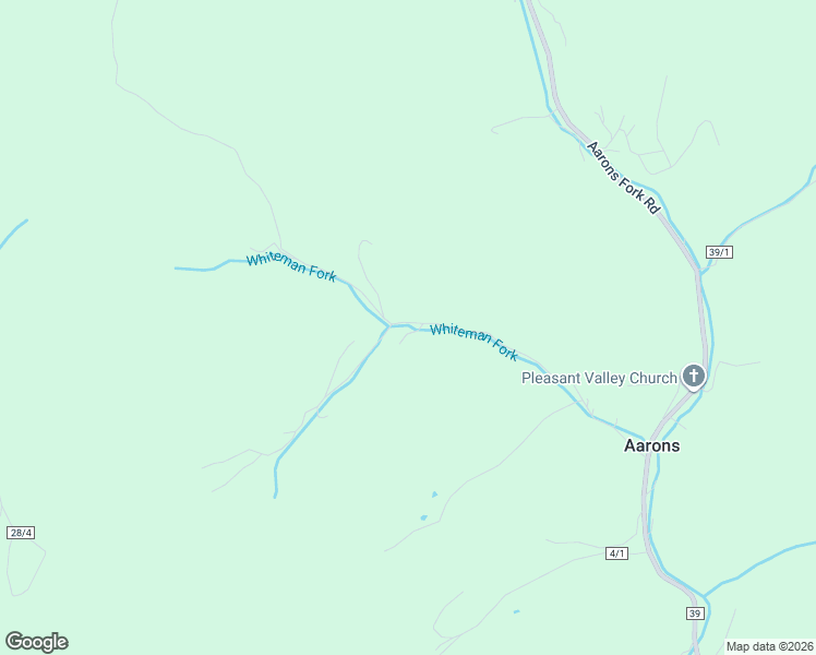 map of restaurants, bars, coffee shops, grocery stores, and more near 513 Richards Fork Road in Elkview