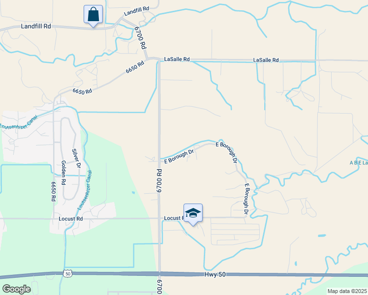 map of restaurants, bars, coffee shops, grocery stores, and more near 67171 East Borough Drive in Montrose