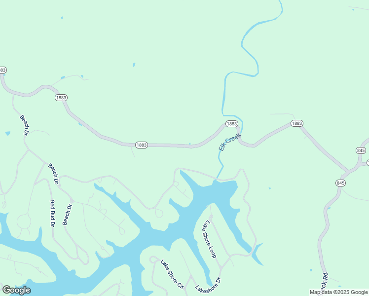 map of restaurants, bars, coffee shops, grocery stores, and more near 789 Elk Lake Resort Road in Owenton