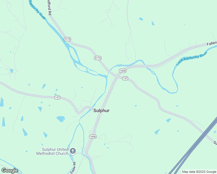 map of restaurants, bars, coffee shops, grocery stores, and more near State Highway 1606 in Sulphur