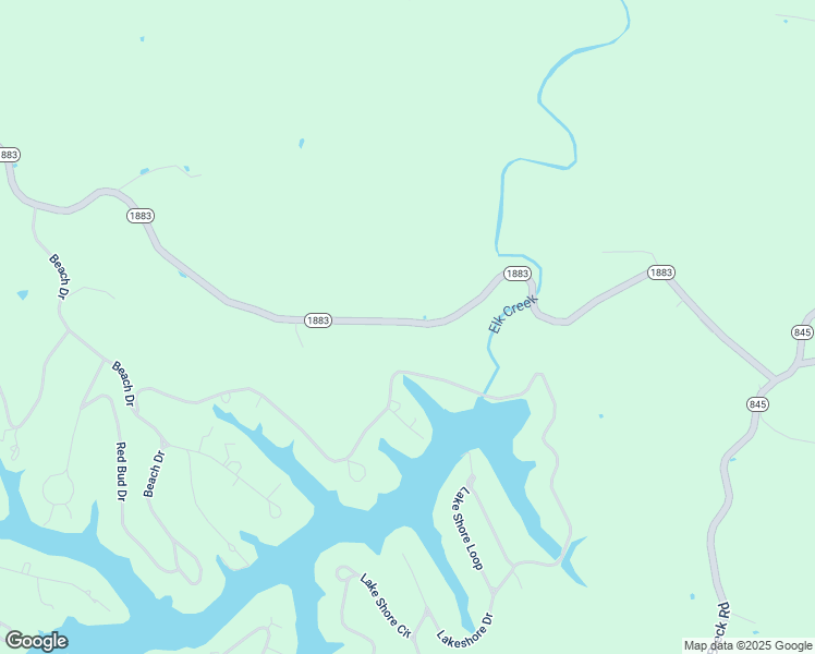 map of restaurants, bars, coffee shops, grocery stores, and more near 789 Elk Lake Resort Road in Owenton