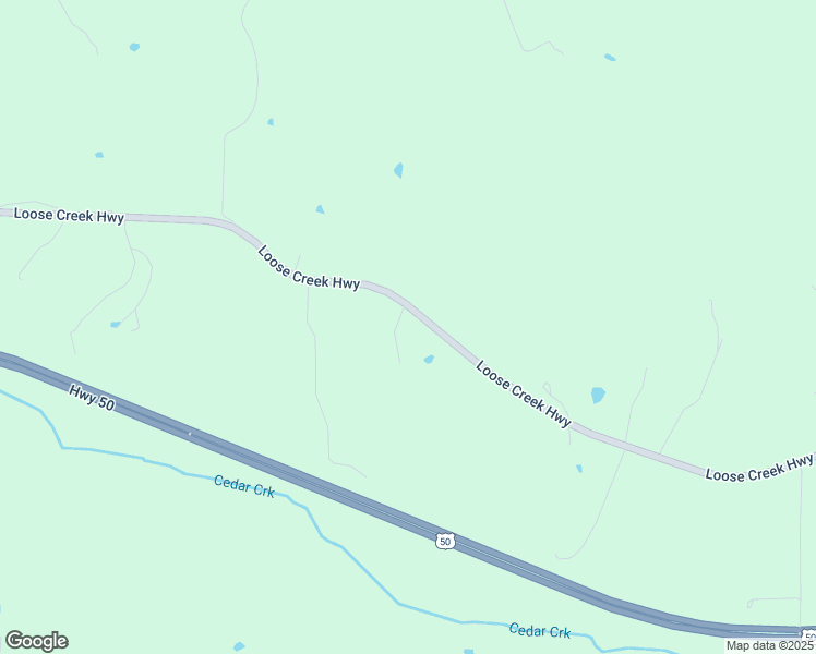 map of restaurants, bars, coffee shops, grocery stores, and more near 25 Racoon Ridge Trail in Loose Creek