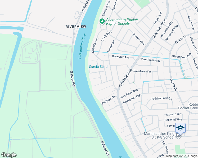 map of restaurants, bars, coffee shops, grocery stores, and more near 7085 Eider Way in Sacramento