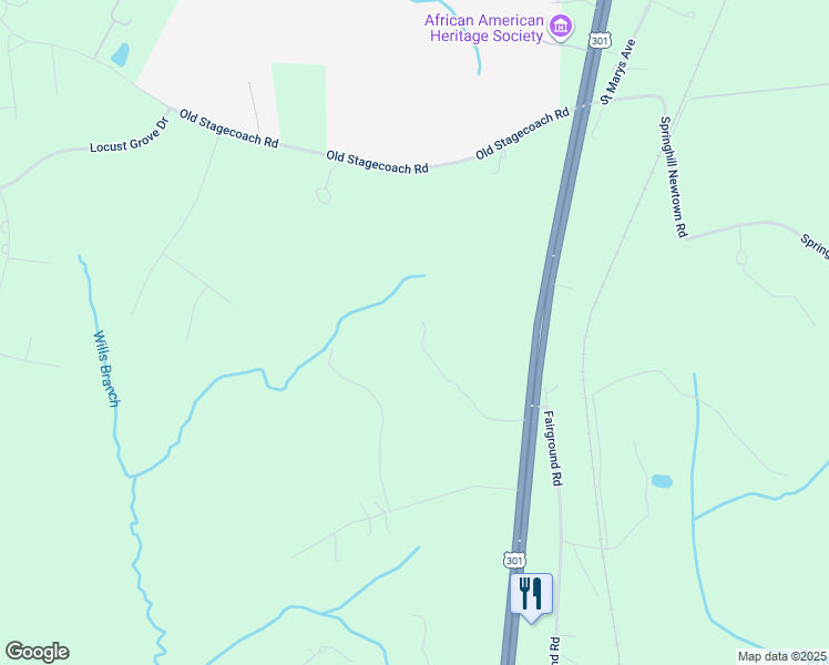map of restaurants, bars, coffee shops, grocery stores, and more near 9250 Slidell in La Plata