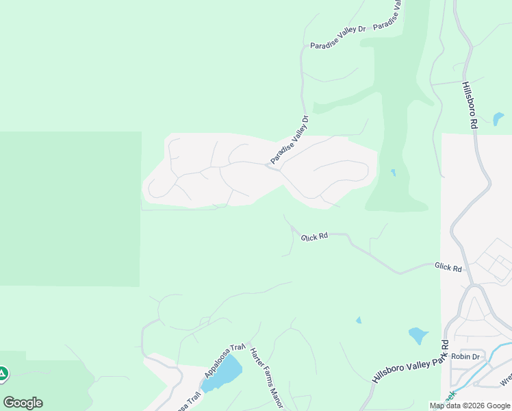 map of restaurants, bars, coffee shops, grocery stores, and more near 1635 Rockfern Drive in High Ridge