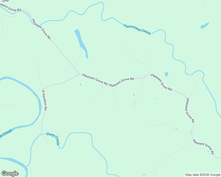 map of restaurants, bars, coffee shops, grocery stores, and more near 1196 Pleasant Grove Road in Corinth