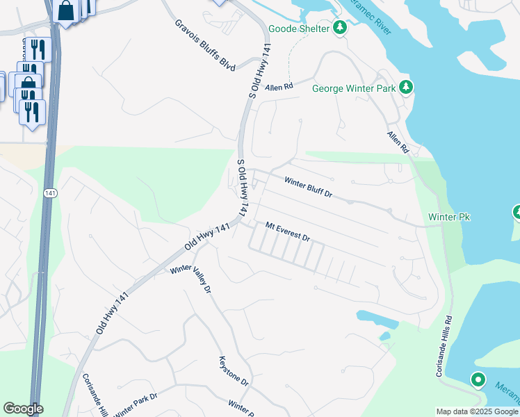 map of restaurants, bars, coffee shops, grocery stores, and more near 652 Green Jade Drive in Fenton