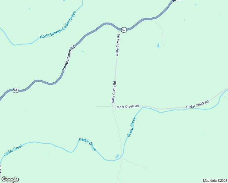 map of restaurants, bars, coffee shops, grocery stores, and more near Willie Curtis Road in Robertson County