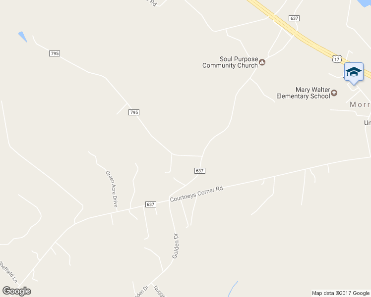 map of restaurants, bars, coffee shops, grocery stores, and more near 5114 Stewart Road in Bealeton