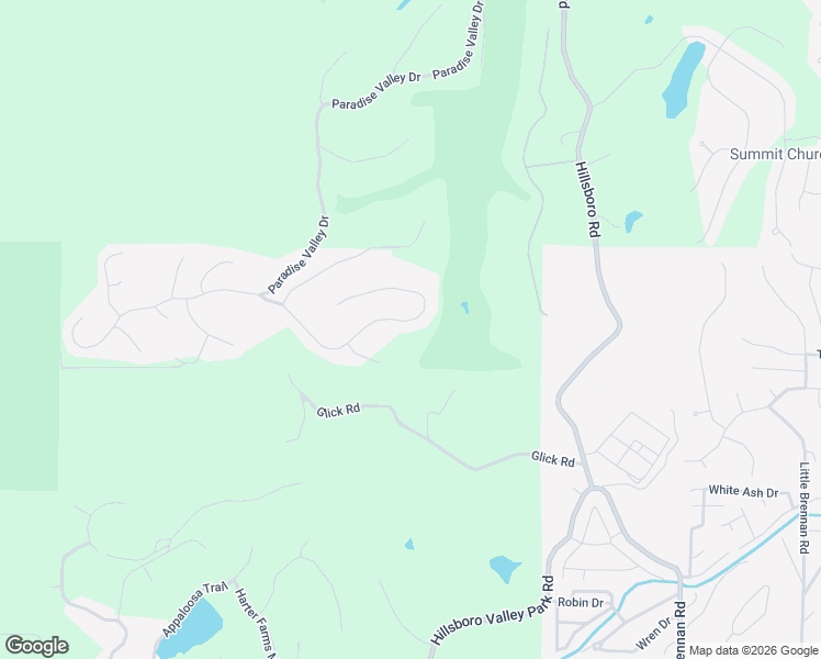 map of restaurants, bars, coffee shops, grocery stores, and more near 5008 Oak Bluff Drive in High Ridge