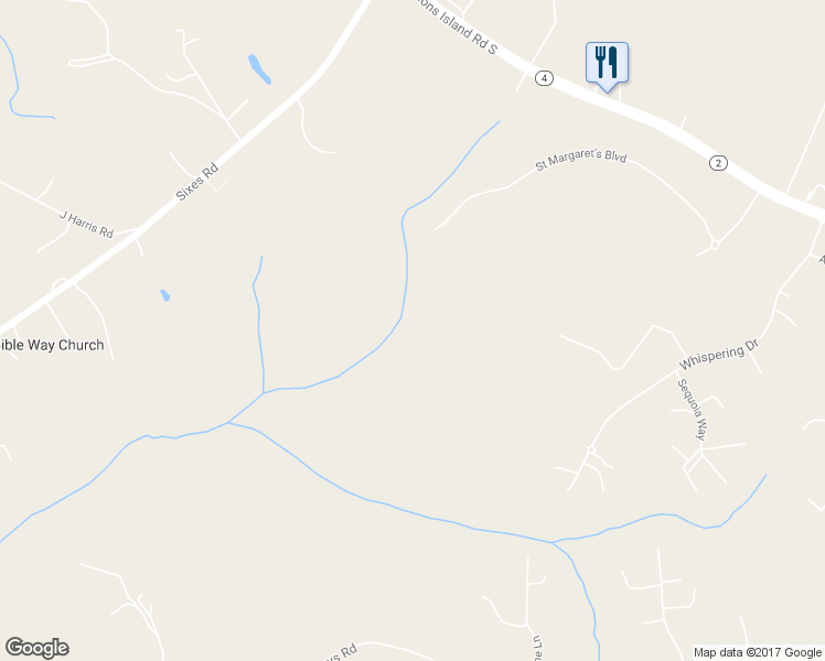 map of restaurants, bars, coffee shops, grocery stores, and more near 2395 Solomons Island Road North in Prince Frederick