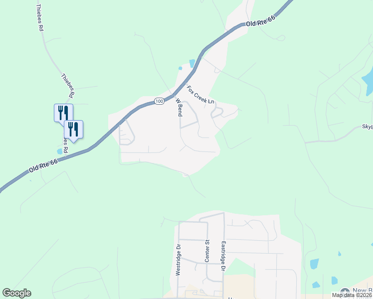 map of restaurants, bars, coffee shops, grocery stores, and more near 265 West Bend in Labadie