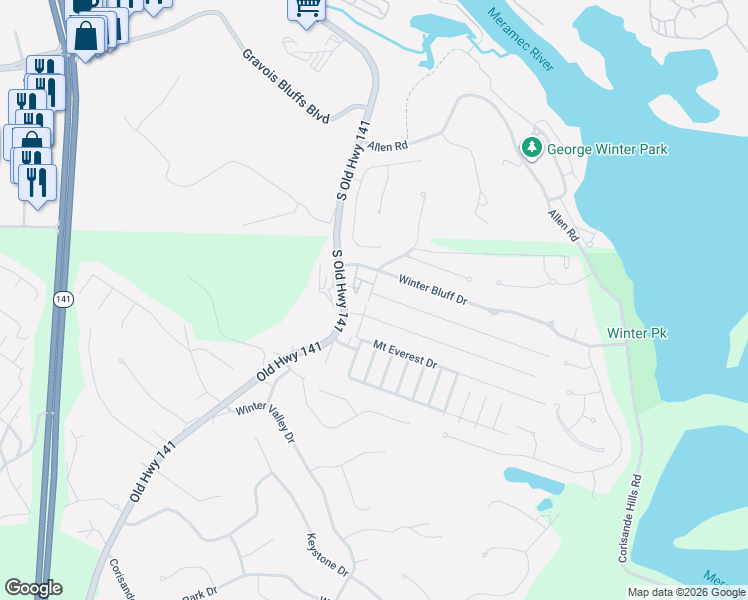 map of restaurants, bars, coffee shops, grocery stores, and more near 652 Green Jade Drive in Fenton